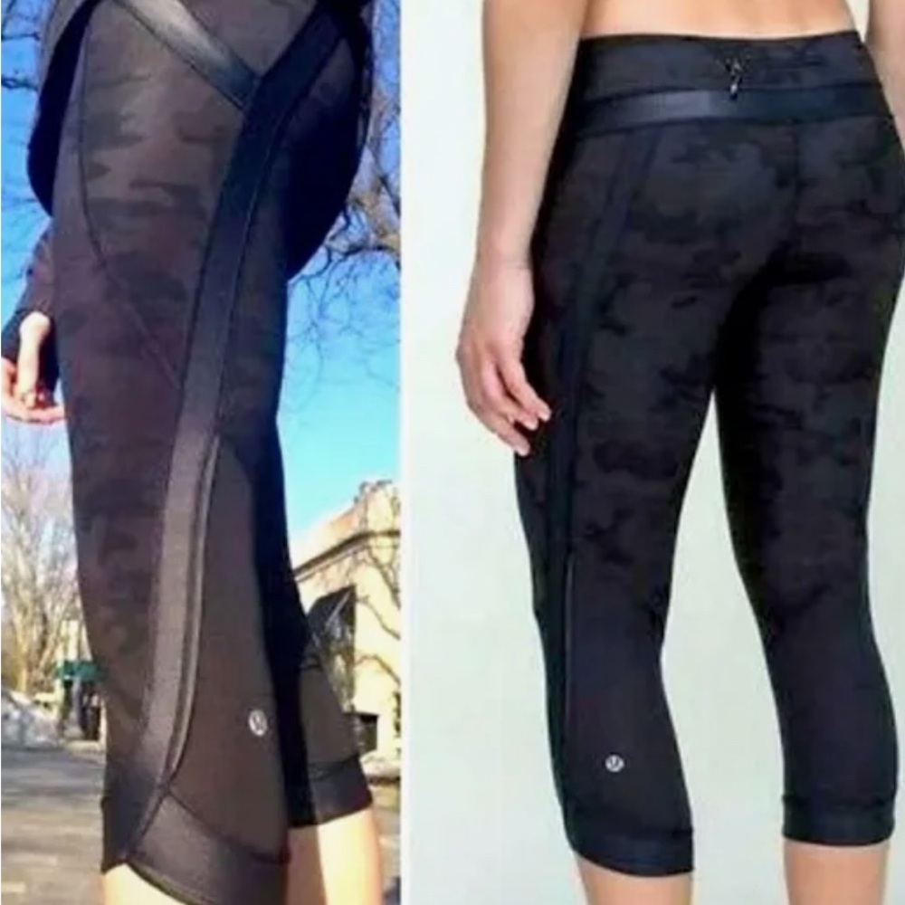RARE! Lululemon camo capris